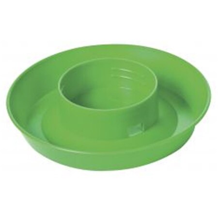 Miller Mfg 1 qt ScrewOn Poultry Waterer Base Lime Green 740LIMEGREEN